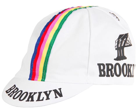 Giordana Team Brooklyn w/Tape Cycling Cap (White)