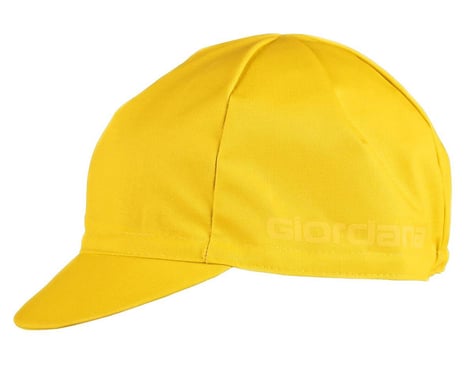 Giordana Solid Cotton Cycling Cap (Yellow) (One Size Fits Most)