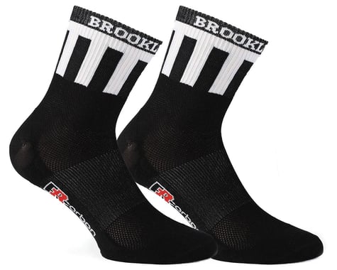 Giordana FR-C Mid Cuff Brooklyn Socks (Black/White) (L)