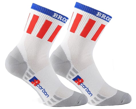 Giordana FR-C Mid Cuff Brooklyn Socks (Red/White/Blue)