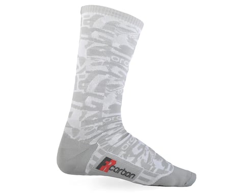 Giordana FR-C Tall Sock Camo (White/Grey)
