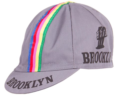 Giordana Brooklyn Cap w/ Stripes (Grey) (One Size Fits Most)