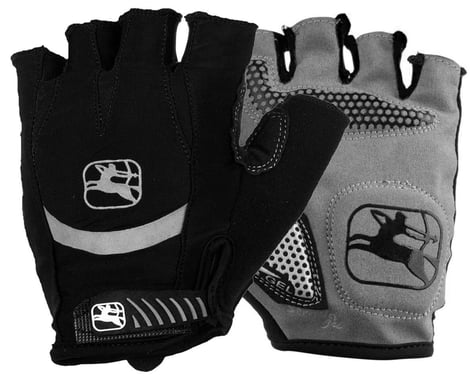 Giordana Strada Gel Short Finger Gloves (Black) (XL)