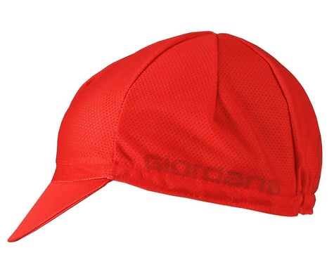 Giordana Solid Mesh Cycling Cap (Red) (One Size Fits Most)