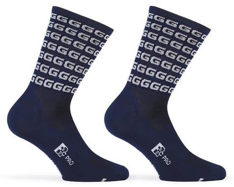 Giordana FR-C Tall "G" Socks (Blue/White) (L)