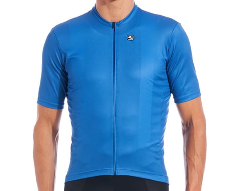 Giordana Fusion Short Sleeve Jersey (Classic Blue) (L)