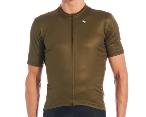 Giordana Fusion Short Sleeve Jersey (Oilve Green) (XL)