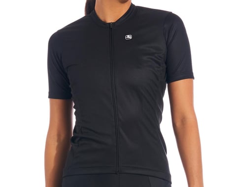Giordana Women's Fusion Short Sleeve Jersey (Black) (L)