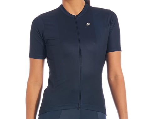 Giordana Women's Fusion Short Sleeve Jersey (Midnight Blue) (XL)