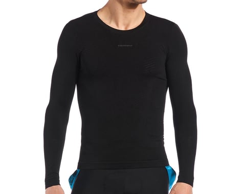 Giordana Mid Weight Knitted Long Sleeve Base Layer (Black) (L/2XL)