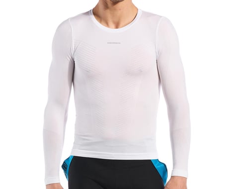 Giordana Mid Weight Knitted Long Sleeve Base Layer (White) (XS/S)