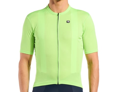 Giordana Fusion Short Sleeve Jersey (Neon Yellow) (L)