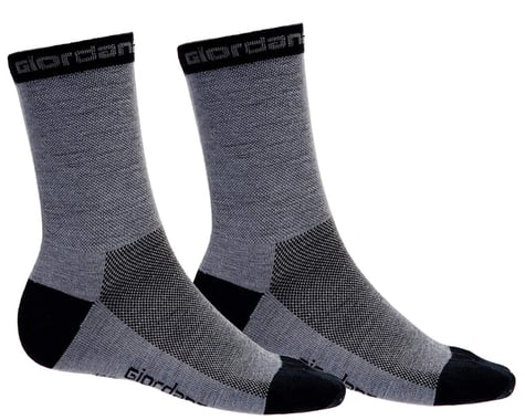 Giordana Merino Wool Socks (Grey) (M)