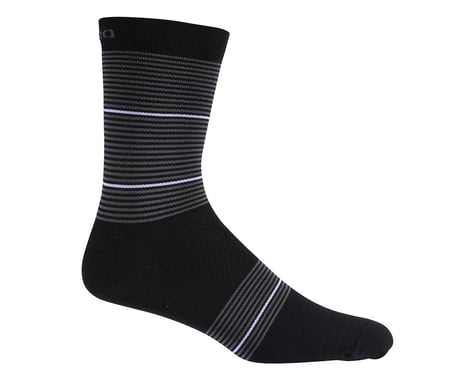 Giro Merino Seasonal Wool Socks (Black/White Stripe)