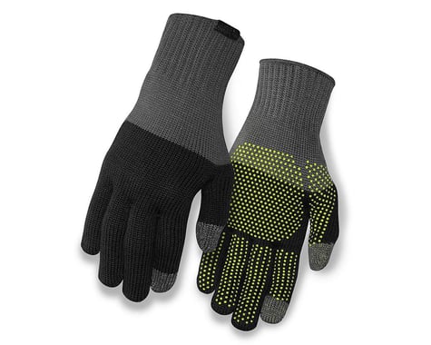 Giro Merino Wool Bike Gloves (Grey/Black) (L/XL)