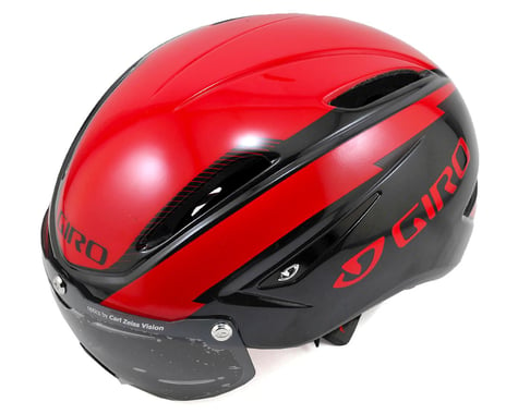Giro Air Attack Shield Aero Road/Track Helmet (Red/Black)