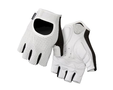 Giro LX Short Finger Bike Gloves (White) (2016) (M)