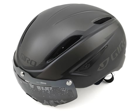 Giro Air Attack Shield Aero Road/Track Helmet (Matte Black/Gloss Black)