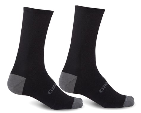 Giro HRc+ Merino Wool Socks (Black/Charcoal) (S)