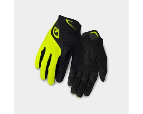 Giro Bravo Gel Long Finger Gloves (Yellow/Black) (XL)