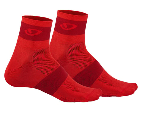 Giro Comp Racer Socks (Bright Red/Dark Red) (XL)