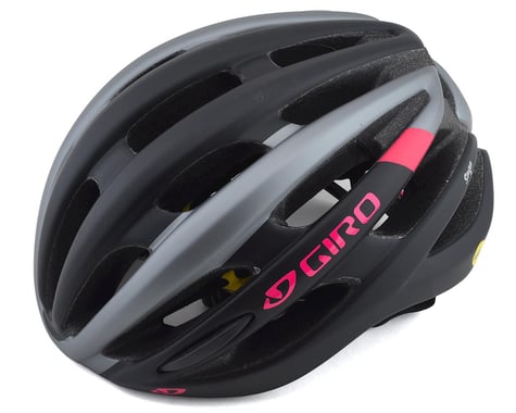 Giro Saga MIPS Women's Road Helmet (Matte Black/Pink)