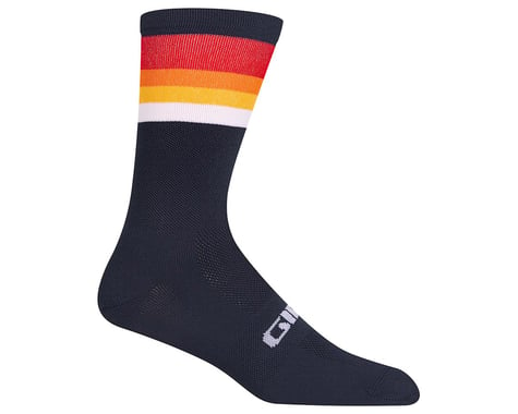 Giro Comp Racer High Rise Socks (Midnight Blue Horizon) (XL)