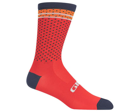 Giro Comp Racer High Rise Socks (Red/Orange Toner)