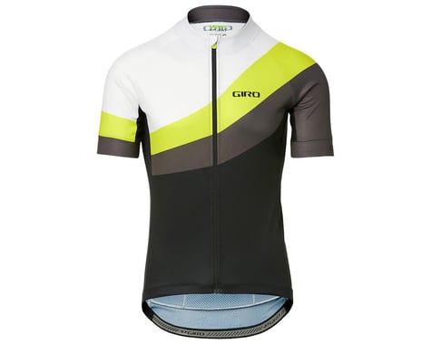 Giro Men's Chrono Sport Short Sleeve Jersey (Citron Green Render) (XL)
