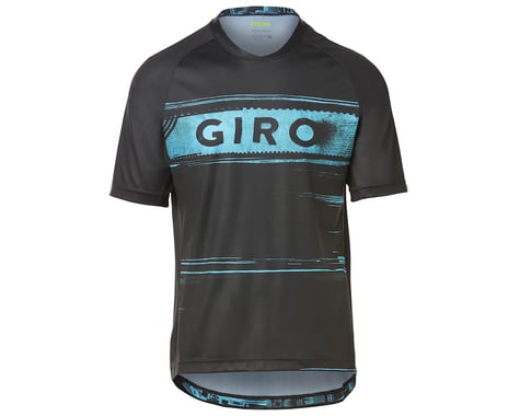 Giro Men's Roust Short Sleeve Jersey (Black/Iceberg Hypnotic) (XL)