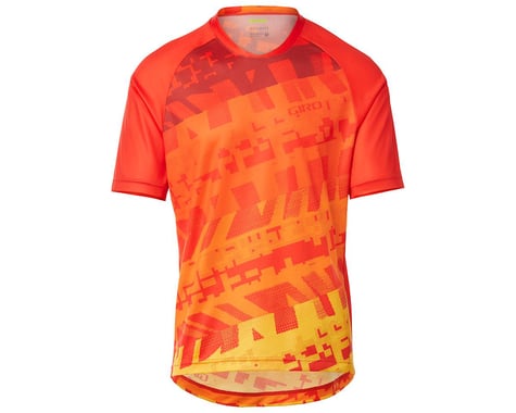 Giro Men's Roust Short Sleeve Jersey (Red/Orange Fanatic)