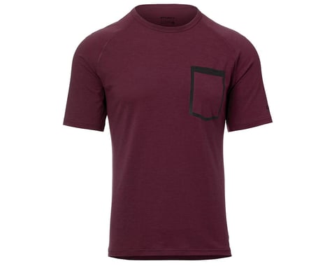 Giro Men's Venture Short Sleeve Jersey (Ox Blood)