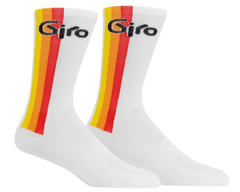 Giro Comp Racer High Rise Socks (85 White) (XL)