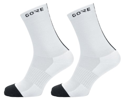 Gore Wear M Thermo Mid Socks (White/Black)