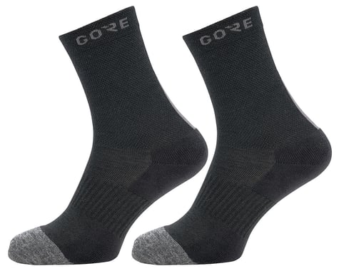 Gore Wear M Thermo Mid Socks (Black/Graphite Grey) (M)