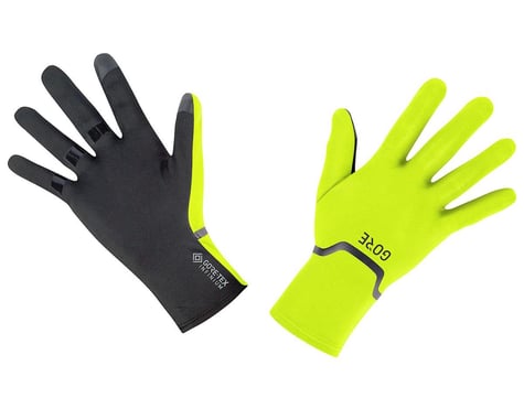 Gore Wear Gore-Tex Infinium Stretch Long Finger Gloves (Neon Yellow/Black) (S)