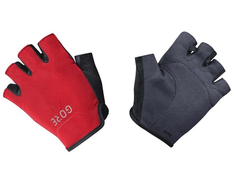 Gore Wear C3 Short Finger Gloves (Black/Red)