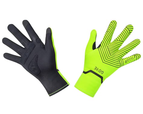 Gore Wear C3 Gore-Tex Infinium Stretch Mid Gloves (Neon Yellow/Black)