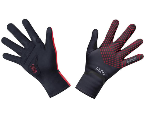 Gore Wear C3 Gore-Tex Infinium Stretch Mid Gloves (Black/Red)