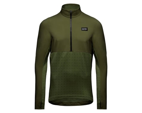 Gore Wear Men's Trail KPR Hybrid Long Sleeve Jersey (Utility Green) (S)