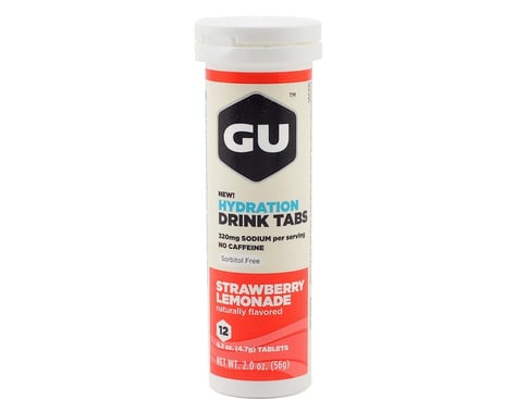 GU Hydration Drink Tablets (Strawberry Lemonade) (1 Tube)
