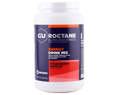 GU Roctane Energy Drink Mix (Strawberry Hibiscus) (24 Servings) (55oz)