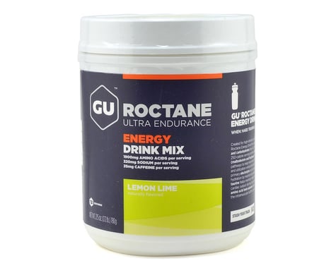GU Roctane Energy Drink Mix (Lemon Lime) (12 Serving Canister)