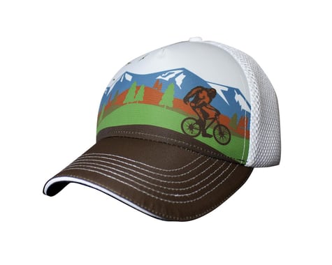 Headsweats Bigfoot Bike Mountain 5-Panel Hat (White)