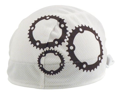 Headsweats Coolmax Gears Shorty Skullcap (White/Grey)
