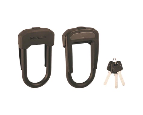 Hiplok D Wearable Hardened Steel Shackle U-Lock (Black) (13mm)