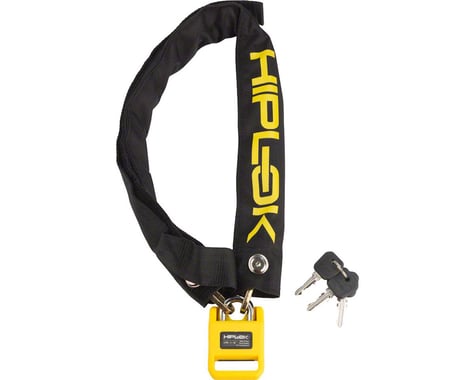 Hiplok Lite Wearable Hardened Steel Chain Lock (Black & Yellow) (8mm)