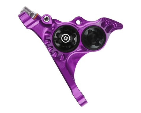 Hope RX4+ Road/Gravel Disc Brake Caliper (Purple) (Hydraulic) (Front) (Front Flat DM +20)