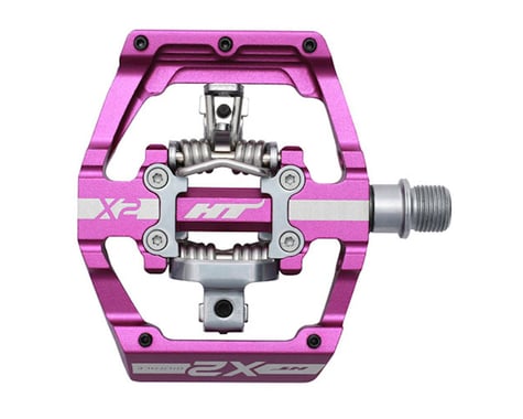 HT X2 Clipless Platform Pedals (Purple) (CrMo)