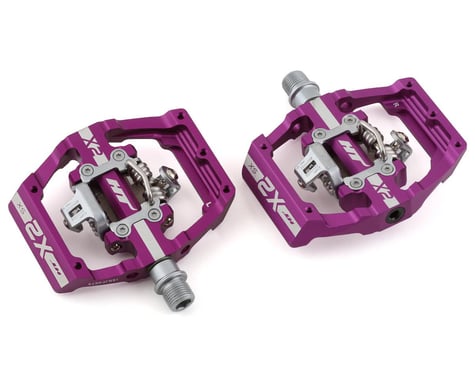 HT X2-SX Clipless BMX Platform Pedals (Purple) (9/16")